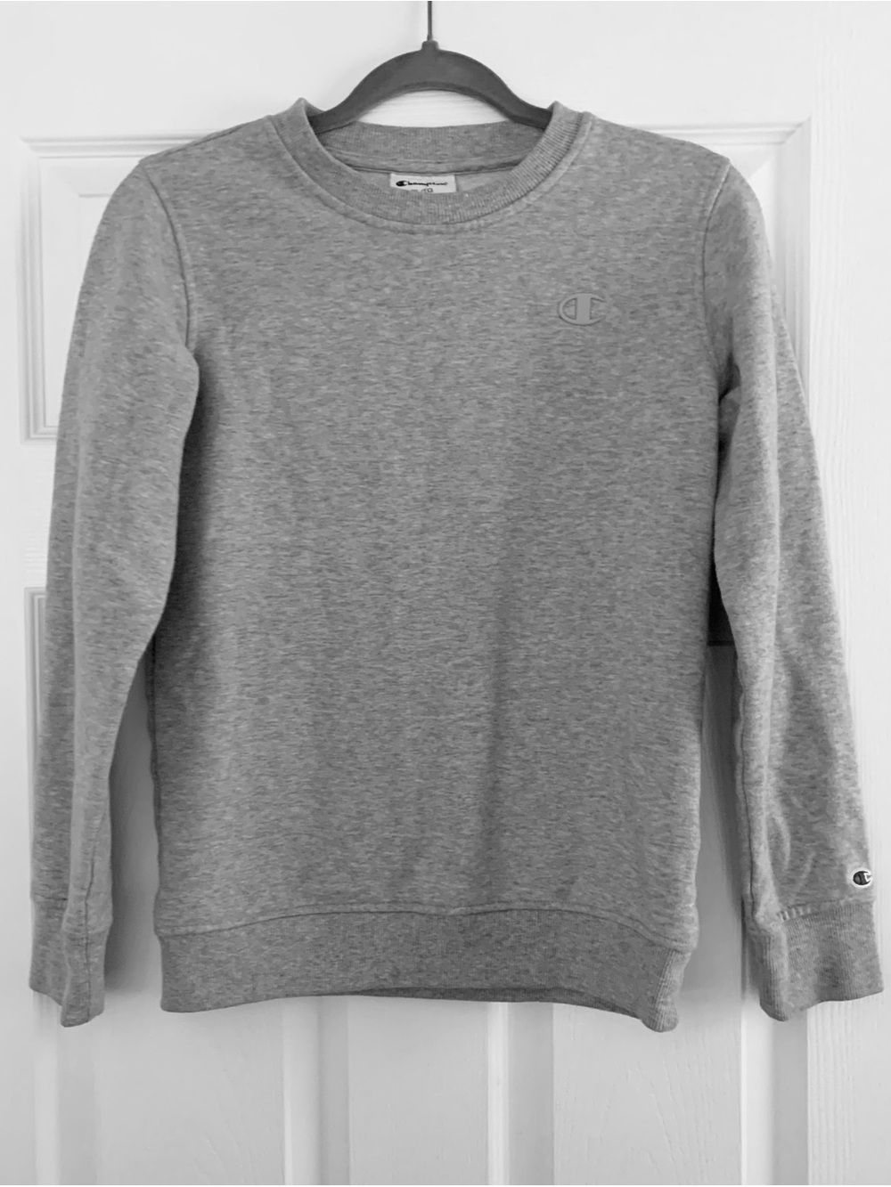 Champion Youth Gray Crewneck Sweatshirt